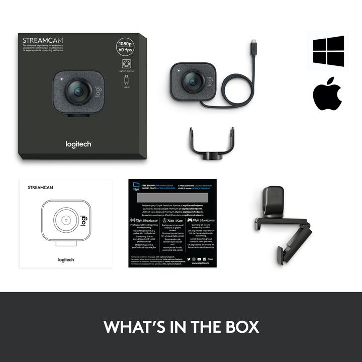 Actual product image Logitech StreamCam (2 Mpx)