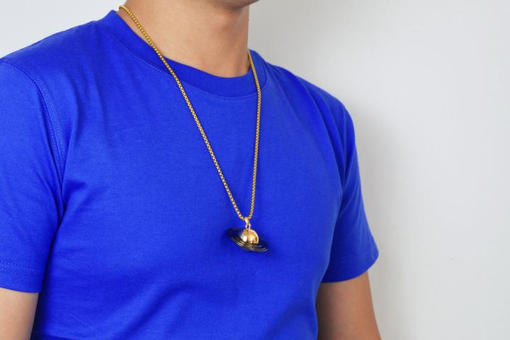 Actual product image MTM On-Shirt Long Necklace Saturn