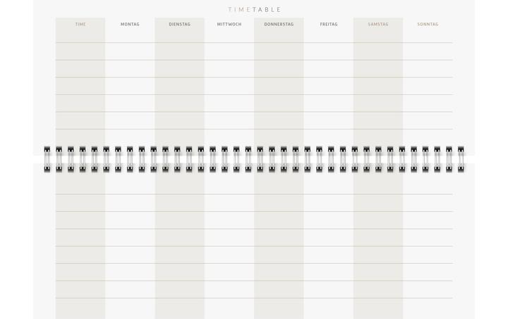 Immagine prodotto Ridoide Calendario da tavolo Design Line 2025 631103525 1W/2S Cloudy DE 29.7x10.5cm (307 x 105 mm, Tedesco)