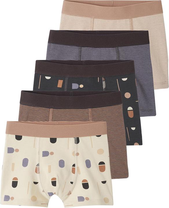 Vertbaudet 5er-Pack Jungen Boxershorts mit Bio-Baumwolle