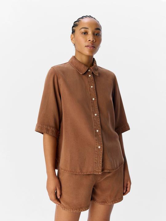 Immagine prodotto Object Kurzärmeliges Jeanshemd (S)