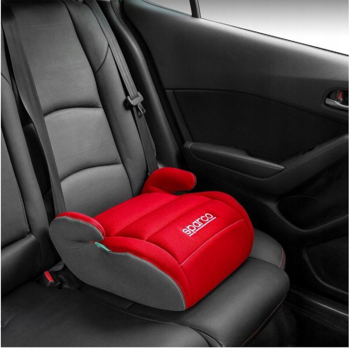 Actual product image Sparco F100KI RD (15-36 kg) Red/Grey (Booster seat, ECE R129/i-Size Standard)