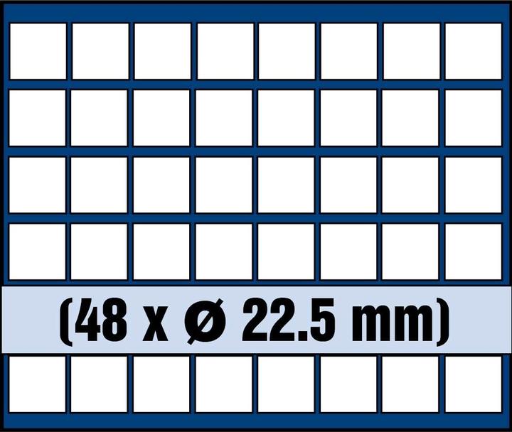 Produktbild Safe Tableau für 48 Münzen bis 22,5 mm Ø