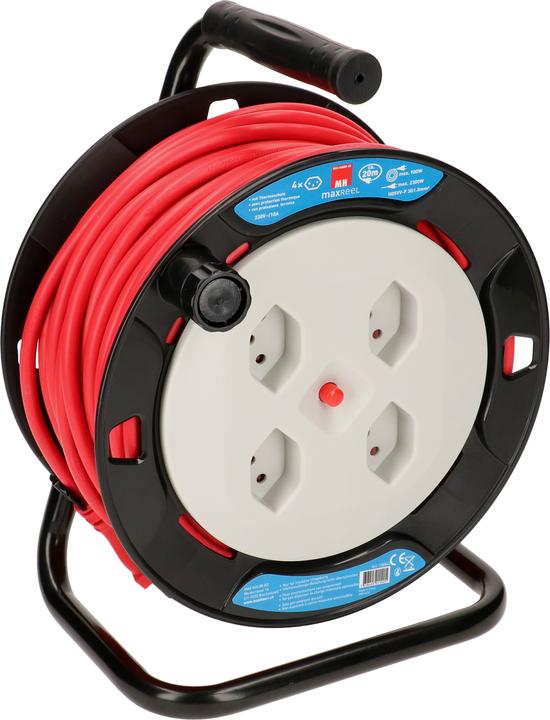 Produktbild Max Hauri maxReeL 4x Typ 13, H05VV-F3G1.0 (20 m, 1.10 mm²)