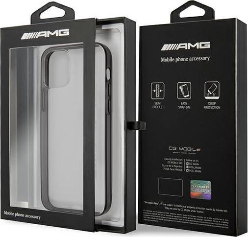 Immagine prodotto Mercedes AMG AMHCP12LAESLBK Custodia rigida trasparente per iPhone 12 Pro Max verniciata metallizzata (Apple iPhone 12 Pro Max)