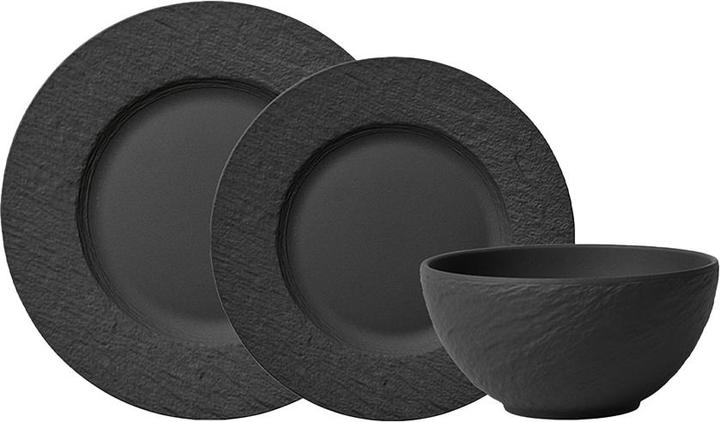 Set di piatti, 12 pezzi, 4 persone Fabbricazione Rock (12 Pezzo/i)
