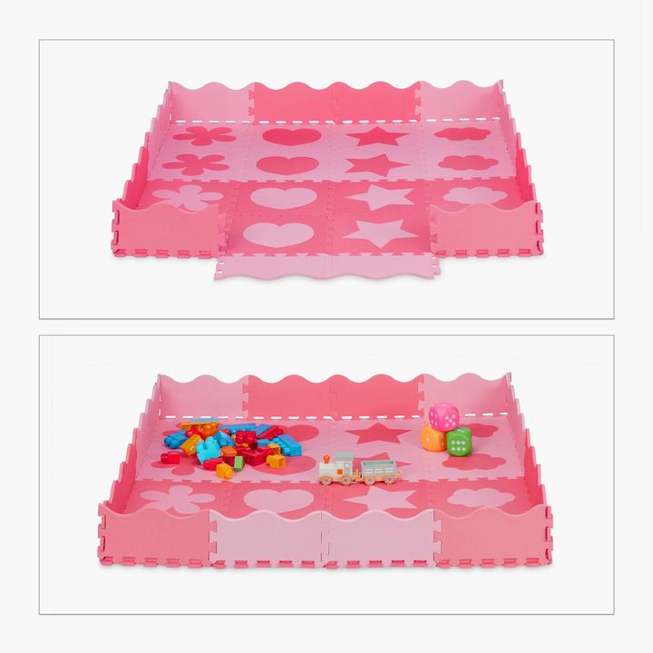 Produktbild Relaxdays Puzzlematte mit Rand (31.5 x 31.5 x 1 cm)