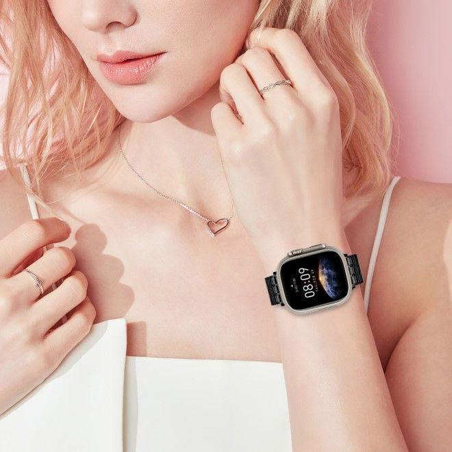 Produktbild MU Classic Stainless Steel Series Edelstahl Armband (24 mm, 42 mm, 44 mm, 45 mm, Edelstahl, Apple Watch Series 4, Apple Watch SE, Apple Watch Series 6, Apple Watch Series 5, Apple Watch Series 8, Apple Watch Series 3, Apple Watch Series 9, Apple Watch Series 1, Apple Watch Series 2, Apple Watch Series 7)