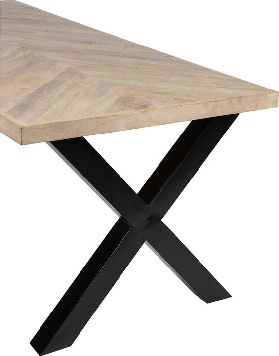 Produktbild Woood Tischplatte Tablo Mango Fischgrätmuster (180 x 90 cm)