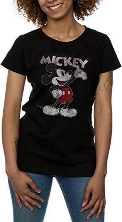 Immagine prodotto Disney Femme/Les femmes Présente Mickey Mouse - T-shirt in cotone (L)
