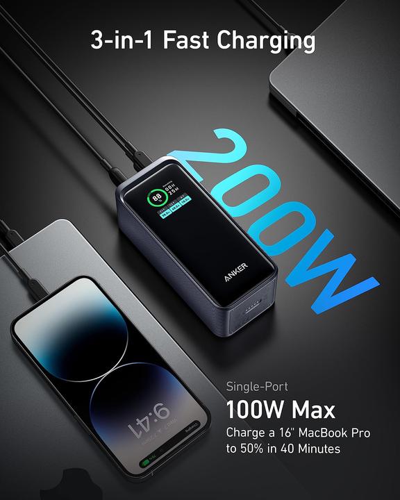Produktbild Anker Prime (20000 mAh, 200 W, 72 Wh)