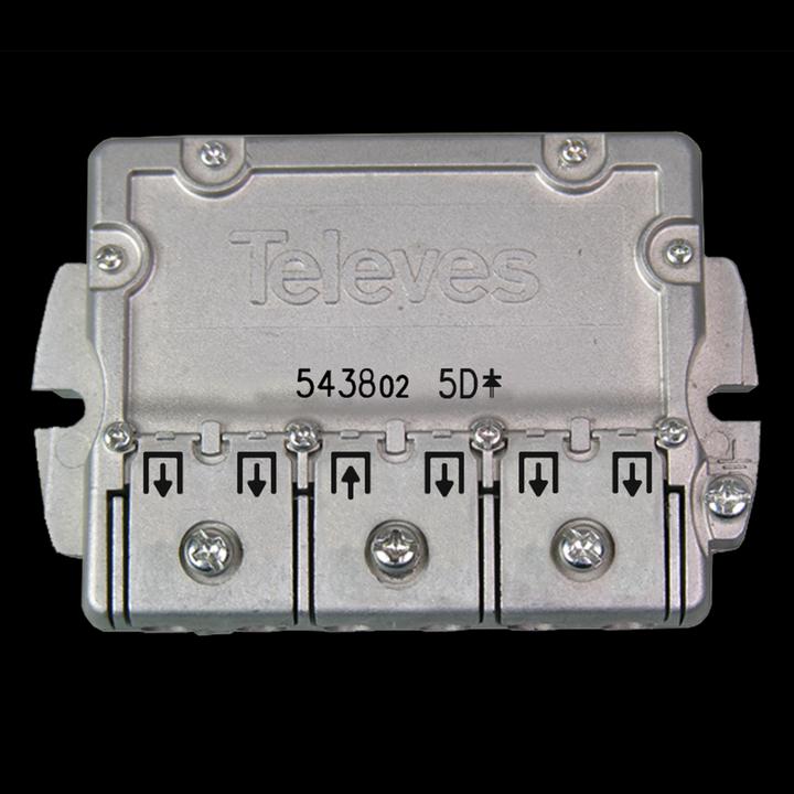 Image du produit Televes EFV 5 Répartiteur Easy-F 5x - 2400 MHz 11dB (11 dB, Manifolds et Brancheurs)