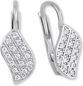 Produktbild Brilio White Gold Crystal Earrings with Crystals 239 001 00648 07