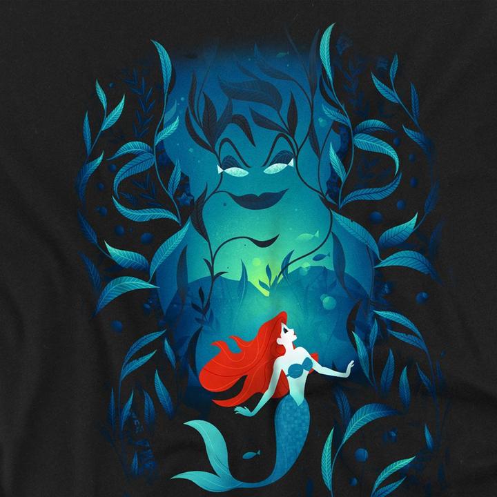 Actual product image The Little Mermaid Unisex Adult Ursula & Ariel T-Shirt (XL)