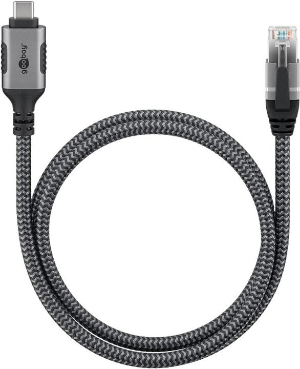 Actual product image Goobay Ethernet cable USB-C to RJ45 (USB-C, RJ45 (1x))