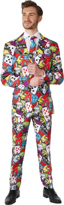 Actual product image OppoSuits Casino Icons party suit (S)