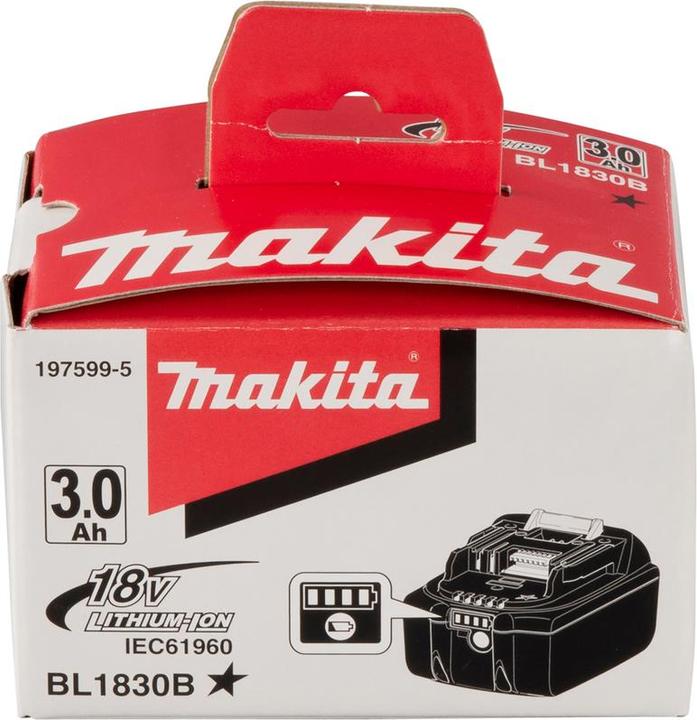 Image du produit Makita Pile de rechange BL1830B (18 V)