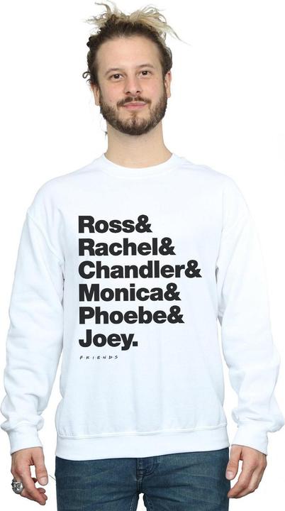 Produktbild Friends First Names Text Sweatshirt (3XL)