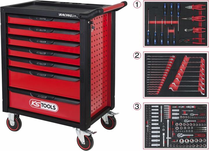 Actual product image KS Tools RACINGline workshop trolley (215 x)