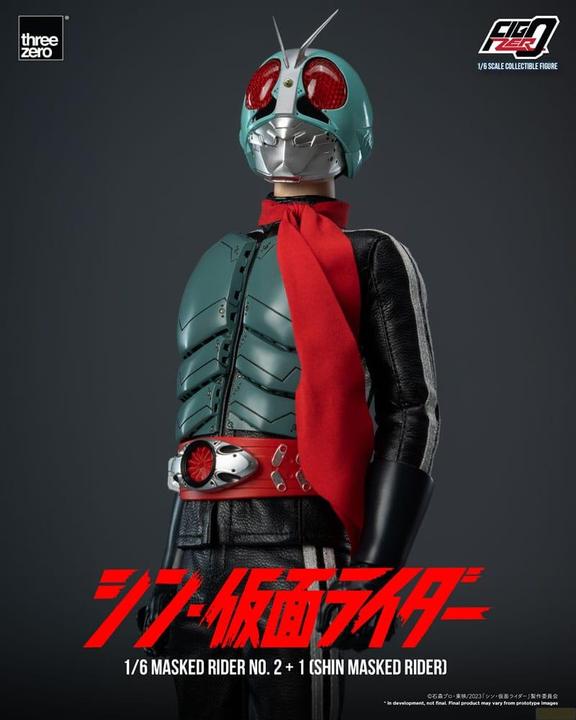 Produktbild ThreeZero Kamen Rider FigZero Actionfigur 1/6 Masked Rider No.2+1 (Shin Masked Rider) 32 cm