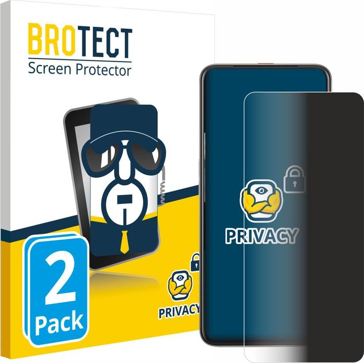 Productafbeelding BROTECT Sichtschutzfolie Anti-Spy Privacy Folie Blaulicht-Schutz (2 Stuk, Oppo Reno 2F)
