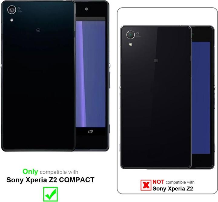 Actual product image Cadorabo Case for Sony Xperia Z2 COMPACT with belt clip (Sony Xperia Z2 Compact)