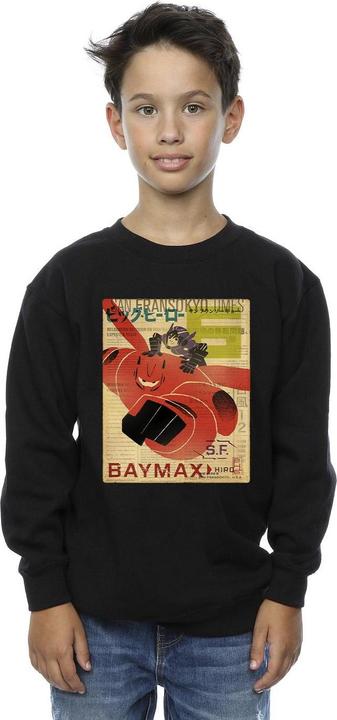 Image du produit Disney - Sweat BIG HERO BAYMAX FLYING BAYMAX NEWSPAPER - Garçon (140, 146)