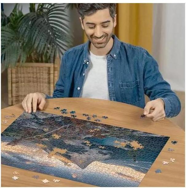 Actual product image Ravensburger Tramonto in montagna (1000 pieces)