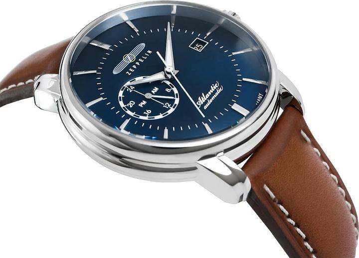 Produktbild Zeppelin Laikrodis Atlantic 8470-3 Automatik Granatowy (Analoguhr, 40 mm)