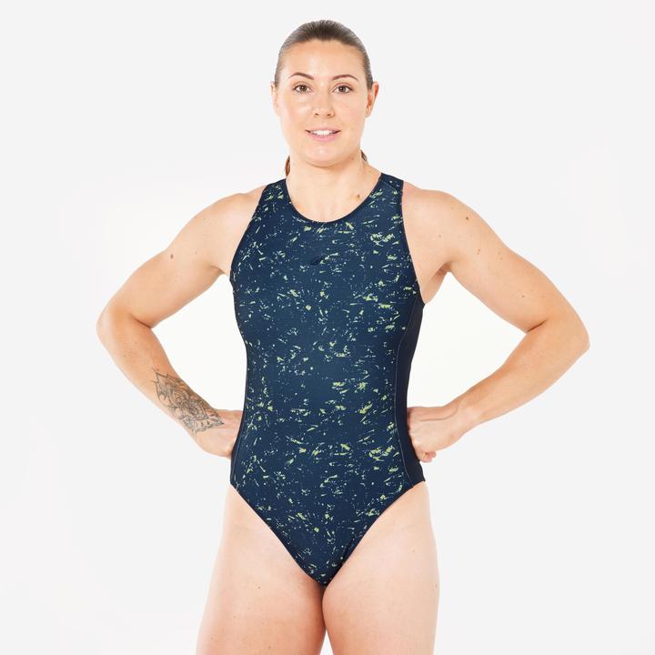 Immagine prodotto Nabaiji Badeanzug Wasserball Damen - All Sand dunkelblau (40, 42)