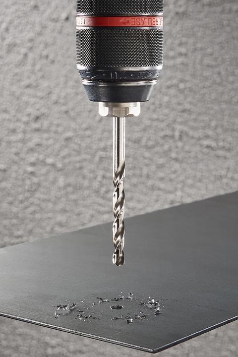 Produktbild wolfcraft Metallbohrer HSS geschliffen, Ø 10 mm (10 mm)