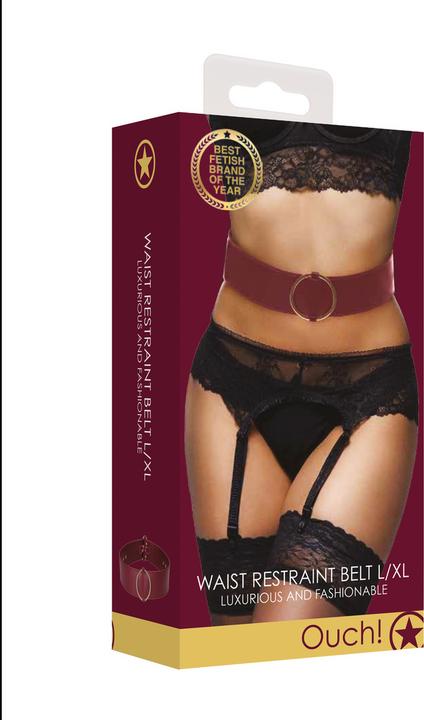 Actual product image Ouch! Ouch Halo - Waist Belt L/XL- Burgundy