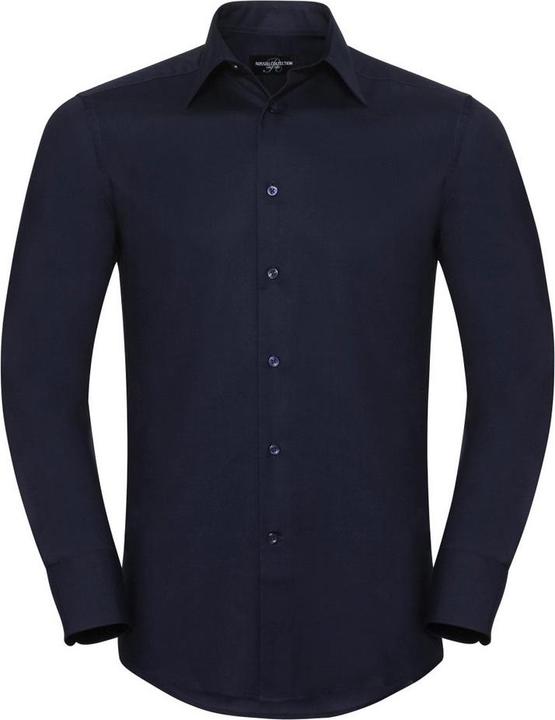 Russell Collection Oxford Hemd Langarm pflegeleicht (41)