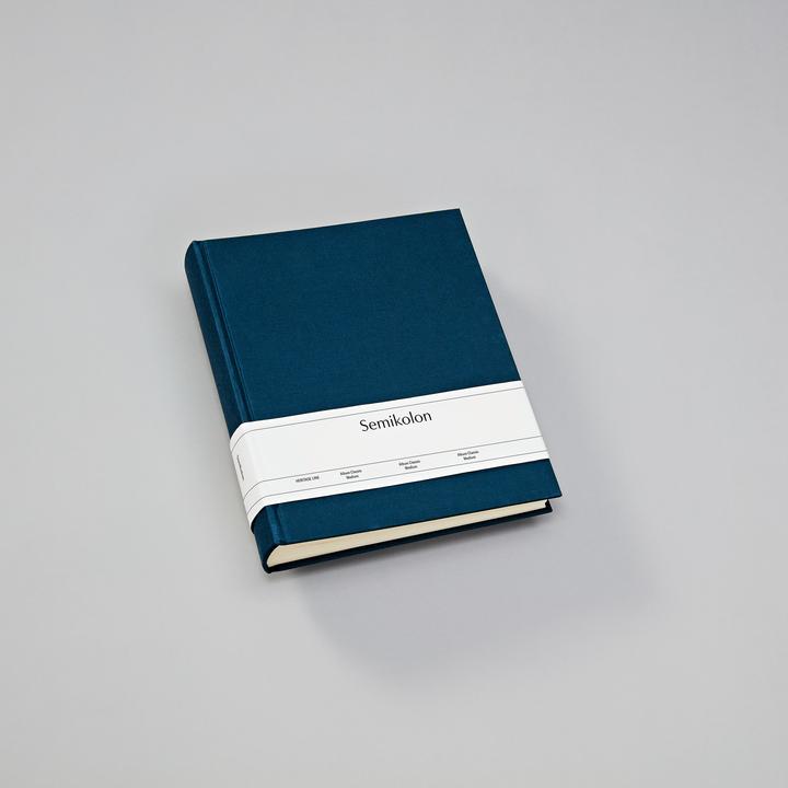 Image du produit Semikolon Fotoalbum Classic Medium 21.6 cm x 25.5 cm Marineblau (10 x 15 cm, 9 x 13 cm)