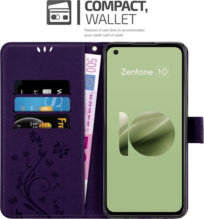 Immagine prodotto Cadorabo Custodia per Asus Zenfone 10 Flower Book (Asus Zenfone 10)