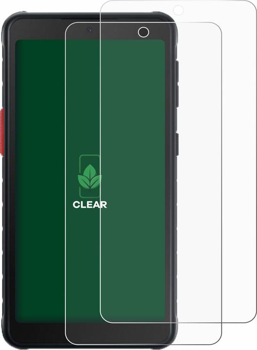 Produktbild ScreenLeaf Schutzfolie nachhaltiger Displayschutz Displayschutzfolie Folie Klar Transparent (2 Stück, Samsung Galaxy Xcover 5)