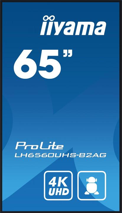 Actual product image iiyama LFD ProLite LH6560UHS-B2AG (3840 x 2160 Pixels, 65")