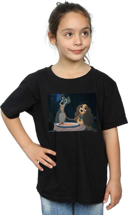 Immagine prodotto Disney Lady And The Tramp Spaghetti Slurp Maglietta Ragazze (140, 146)