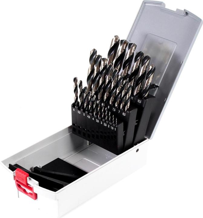 Actual product image Bosch Professional Zubehör HSS twist drill set PointTeQ, 25 pcs, ProBox, 1-13 mm (12.5 mm, 13 mm, 9.5 mm, 10 mm, 10.5 mm, 11 mm, 11.5 mm, 12 mm, 6.5 mm, 7 mm, 7.5 mm, 8 mm, 8.5 mm, 9 mm, 3.5 mm, 4 mm, 4.5 mm, 5 mm, 5.5 mm, 6 mm, 1 mm, 1.5 mm, 2 mm, 2.5 mm, 3 mm)