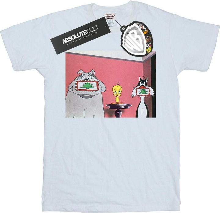 Produktbild Looney Tunes Christmas Postcard TShirt (XL)