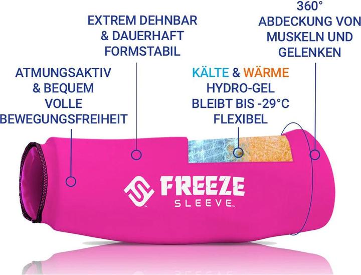 Actual product image Freeze Sleeve ® cooling and warming bandage (XL)