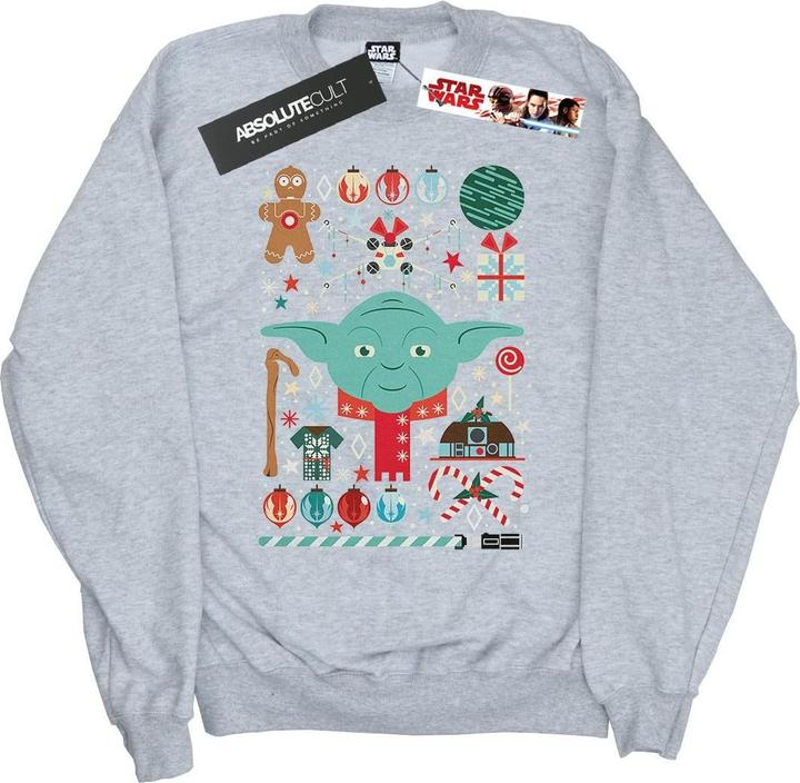 Star Wars Yoda Christmas Sweatshirt Jungen