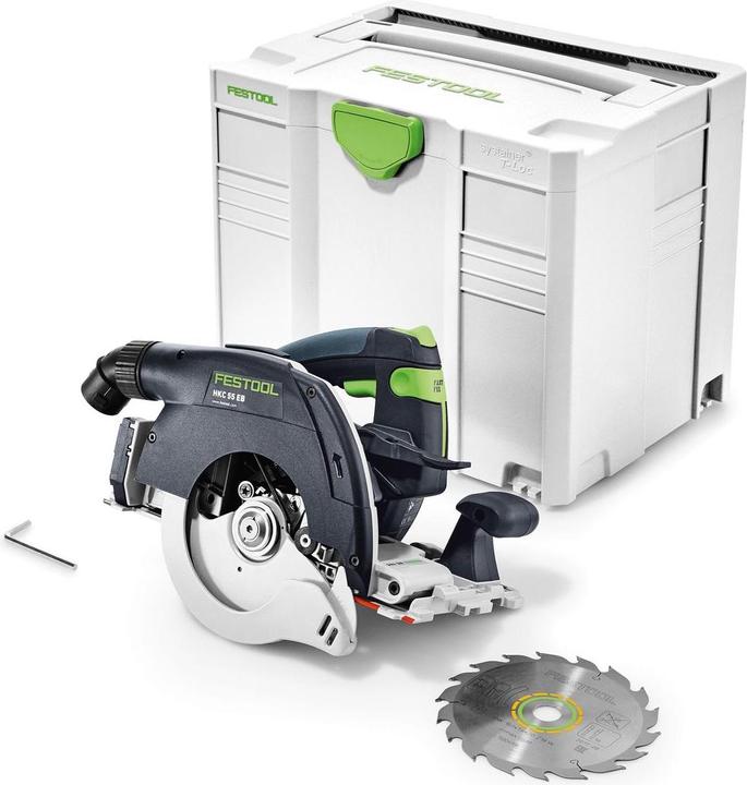Actual product image Festool HKC 55 Li EB Basic cordless circular saw 18V ( 201358 ) 160 mm brushless solo in Systainer -