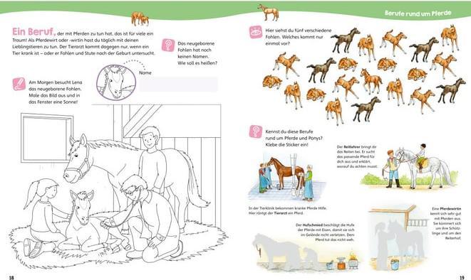 Produktbild Tessloff WAS IST WAS Junior Mitmach-Heft Pferde & Ponys (Deutsch, Eva Dix, Sabine Schuck, Ida Schuhmann, Silke Voigt, 2024)