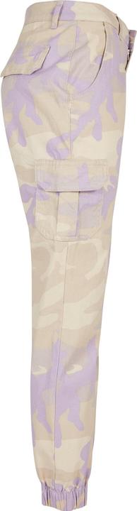 Actual product image Urban Classics Ladies High Waist Camo Cargo Pants - 5710 (33)