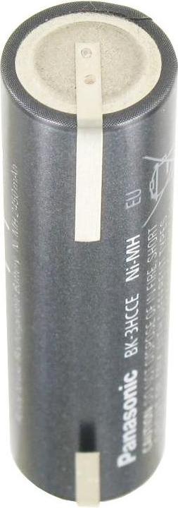 Immagine prodotto Panasonic Batteria Pro Mignon BK-3HCCE, 2500mAh con capocorda a saldare U (1 pz., AA, 2500 mAh)