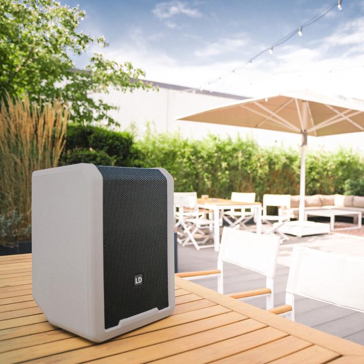 Actual product image LD Systems ANNY® 8 HHD B8 G - Portable Bluetooth® PA speaker with rechargeable battery, mixer and 1x wireless (Active)