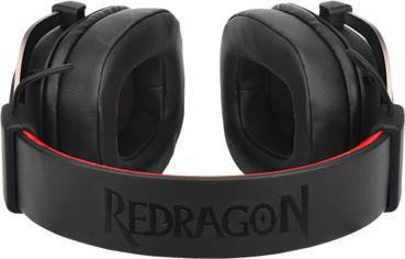 Actual product image Redragon H510 Zeus Headset Wired Head-band Gaming USB Type-A Black, Pink, Red (Cable)