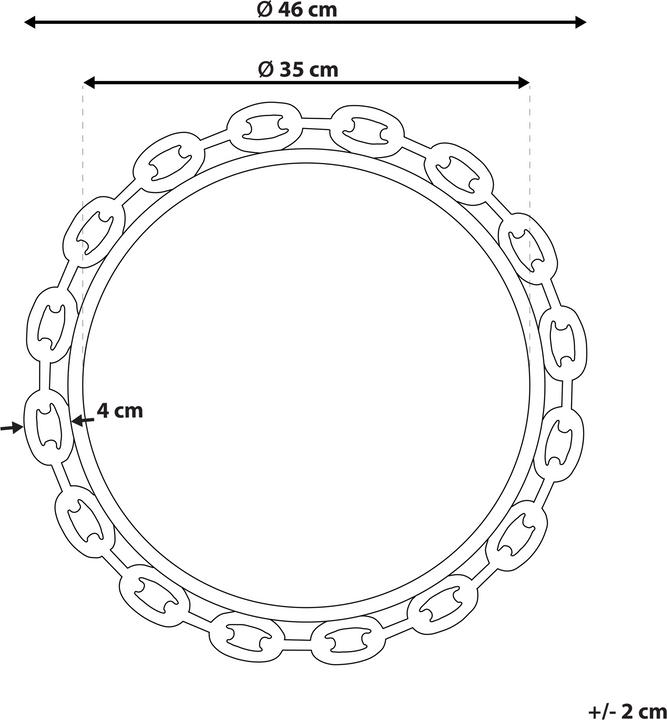 Produktbild Beliani Yebra (Ø 46 cm)