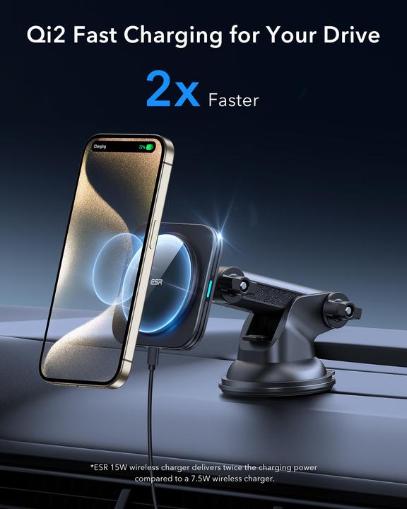 Actual product image ESR HaloLock wireless charger (15 W)